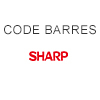 Kit de code barres Sharp MXPF10