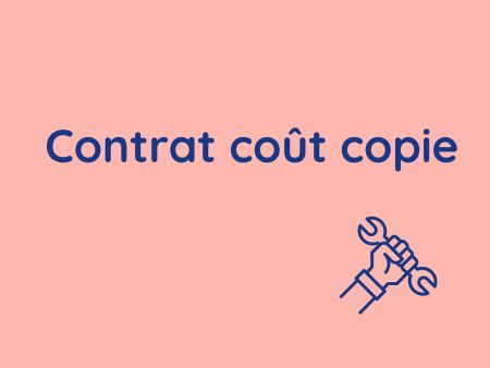 Contrat de maintenance - Coût copie